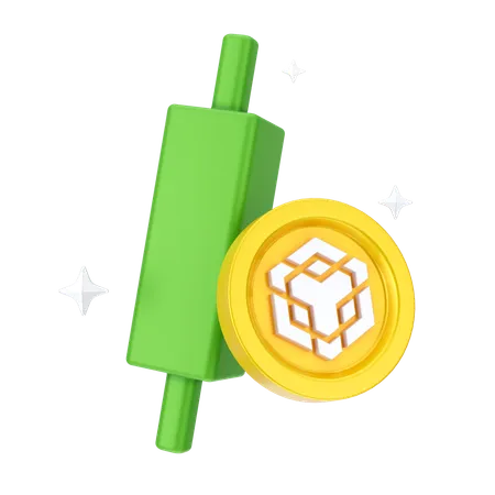 Binance Growth  3D Icon