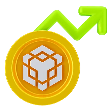 Binance Growth  3D Icon