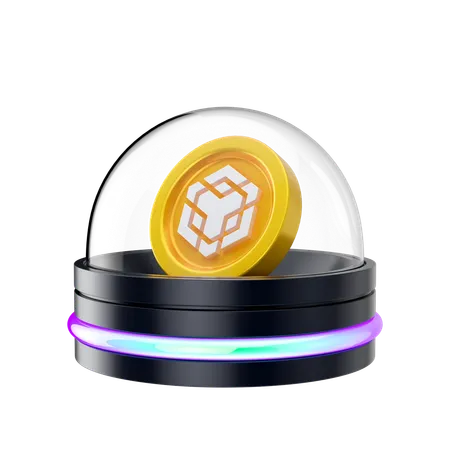 Binance Hologram  3D Icon