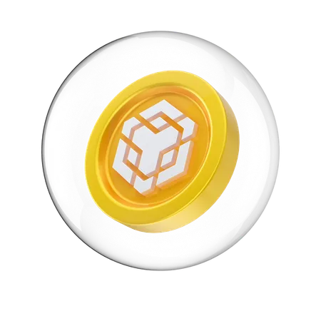 Binance Hologram  3D Icon