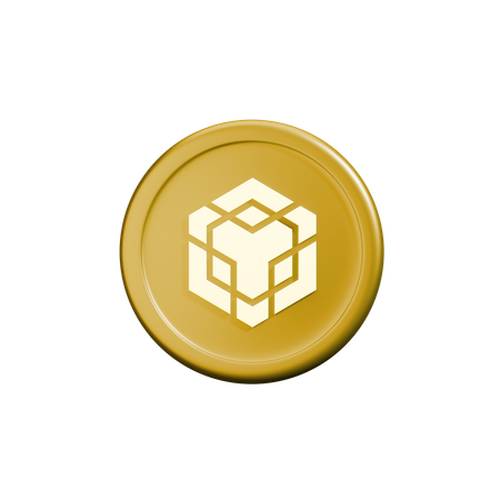 Binance Kryptomünze  3D Icon