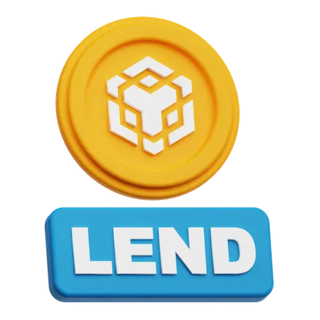 Binance Lend  3D Icon