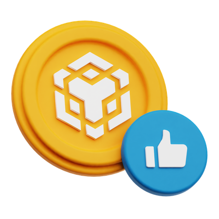 Binance Like  3D Icon