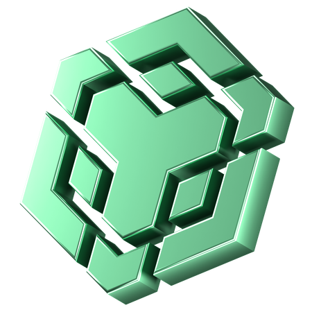 Logo binance  3D Icon