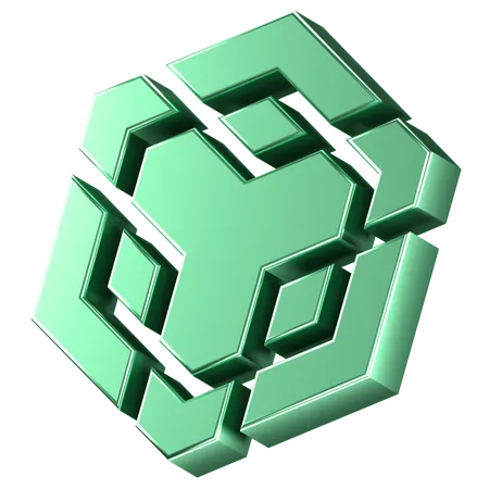 Logo binance  3D Icon