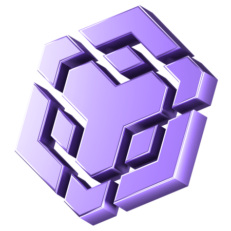 Logo binance  3D Icon