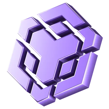 Logo binance  3D Icon