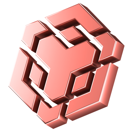 Logo binance  3D Icon