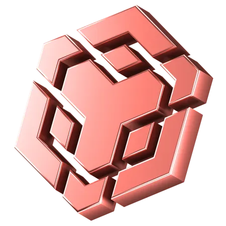 Logo binance  3D Icon