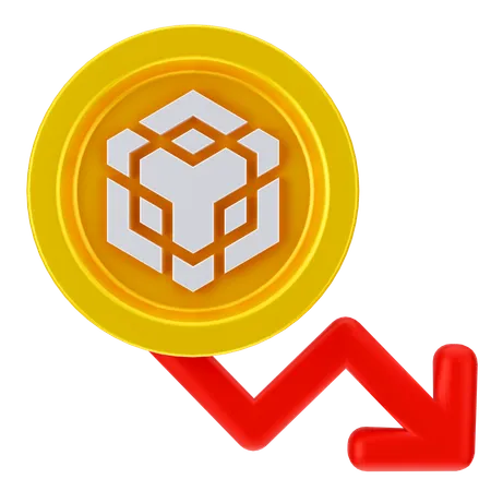 Binance Loss  3D Icon