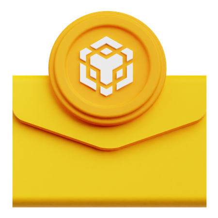 Binance Mail  3D Icon