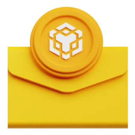 Binance Mail  3D Icon