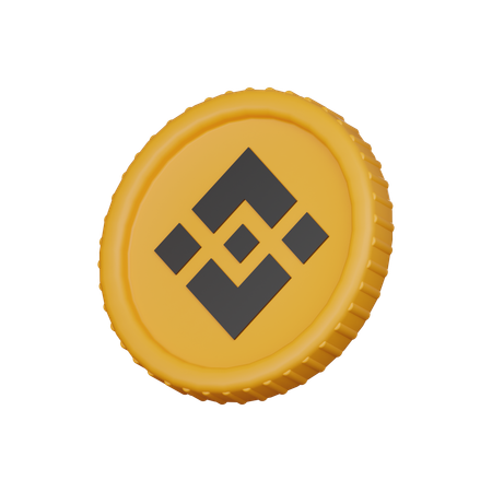 Binance-Münze  3D Icon