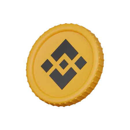 Binance-Münze  3D Icon