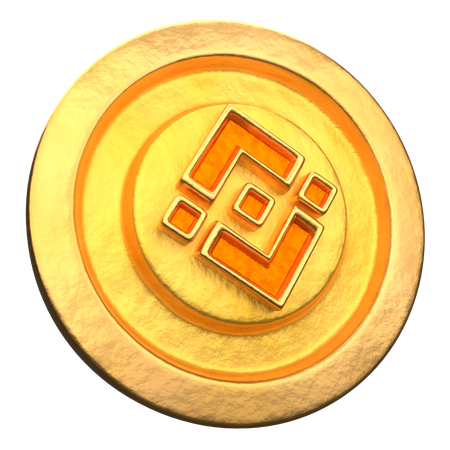 Binance-Münze  3D Icon