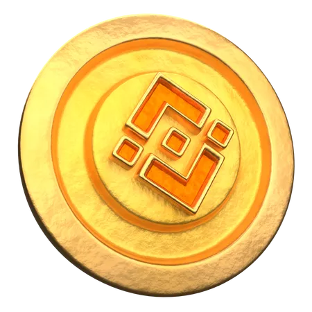 Binance-Münze  3D Icon