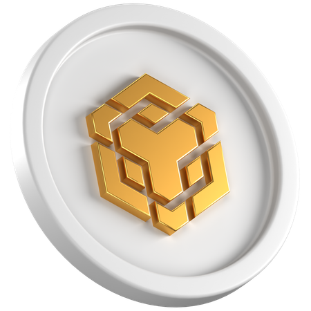 Binance-Münze  3D Icon
