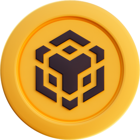 Binance-Münze  3D Icon