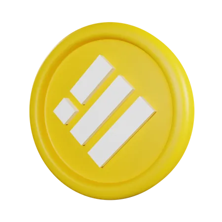 Binance-Münze  3D Icon