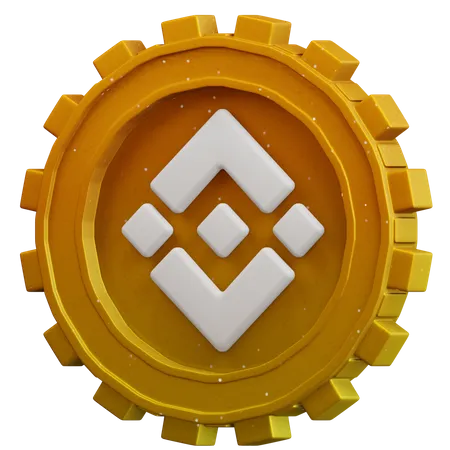 Binance-Münze  3D Icon