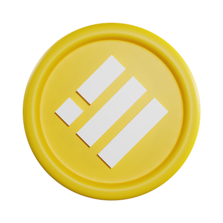 Binance-Münze  3D Icon