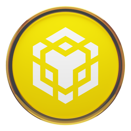 Binance-Münze  3D Icon