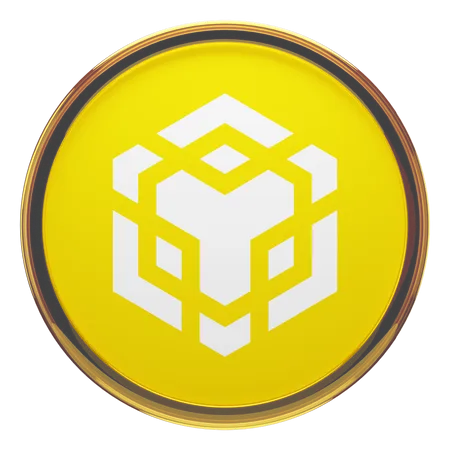 Binance-Münze  3D Icon