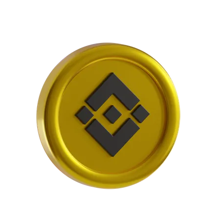 Binance-Münze  3D Icon