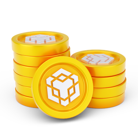 Binance-Münzen  3D Icon