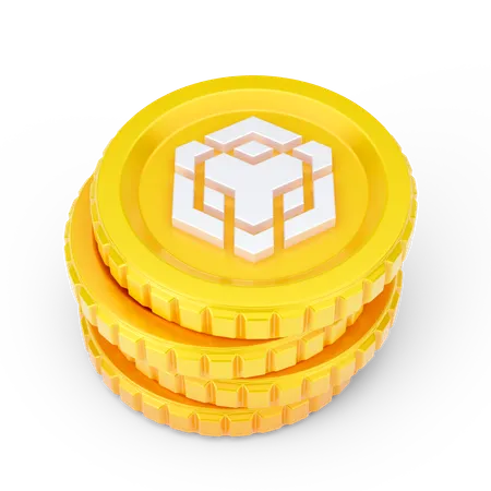 Binance-Münzen  3D Icon