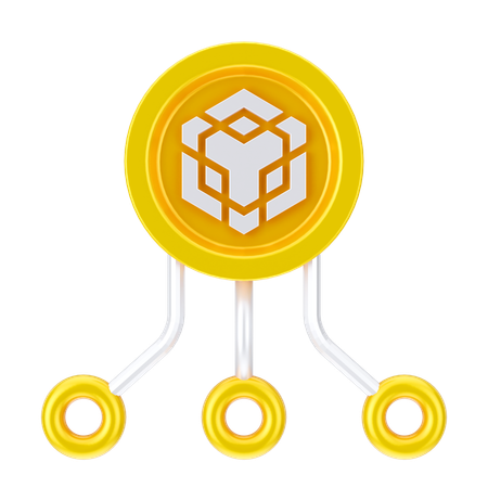 Binance-Netzwerk  3D Icon