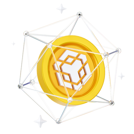 Binance-Netzwerk  3D Icon