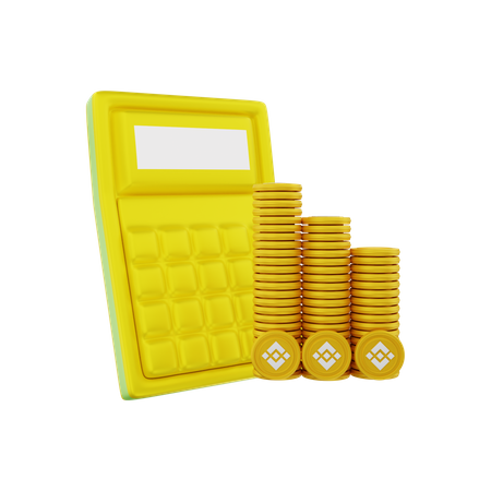 Binance Return Calculation  3D Icon