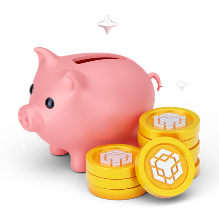 Binance Savings  3D Icon