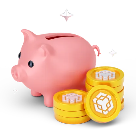 Binance Savings  3D Icon