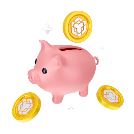 Binance Savings  3D Icon