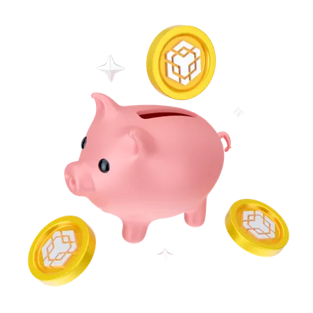 Binance Savings  3D Icon