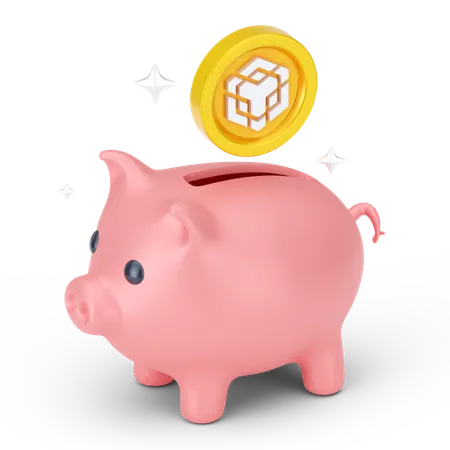 Binance Savings  3D Icon