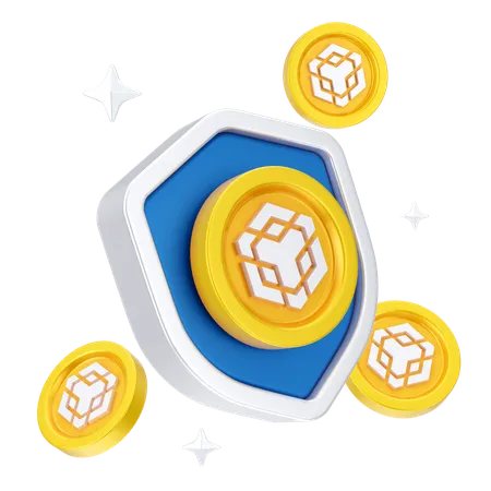 Binance sécurisée  3D Icon