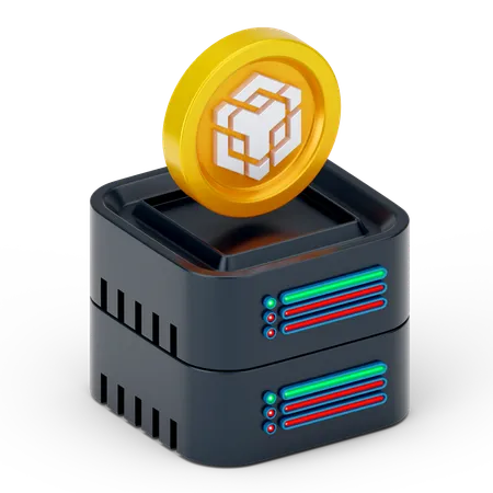 Binance-Server  3D Icon