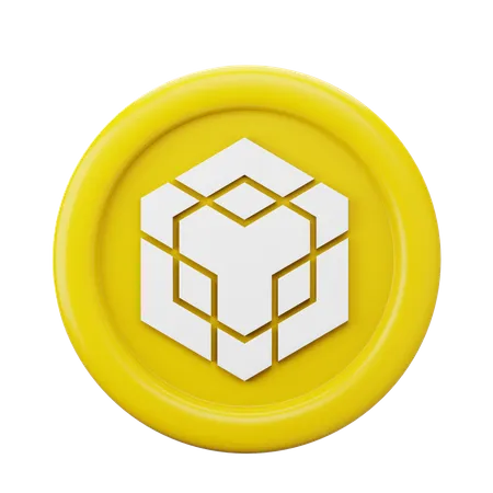 Binance Smart Chain Bnb Coin  3D Icon