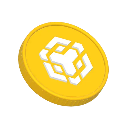 Binance Smart Chain Coin  3D Icon