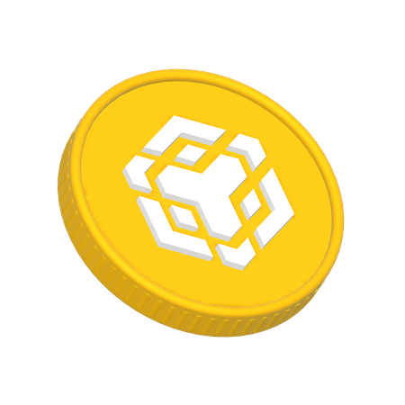 Binance Smart Chain Coin  3D Icon
