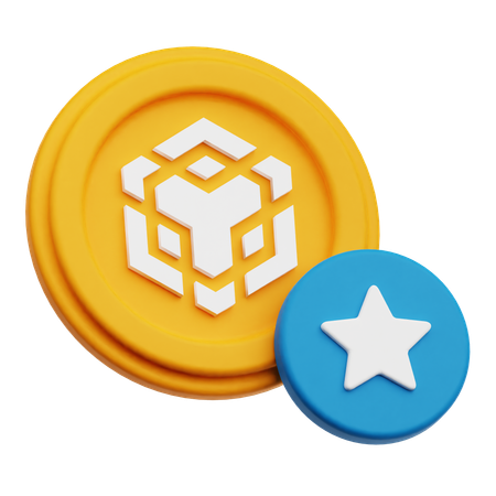 Binance Star  3D Icon
