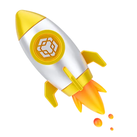 Binance-Startup  3D Icon