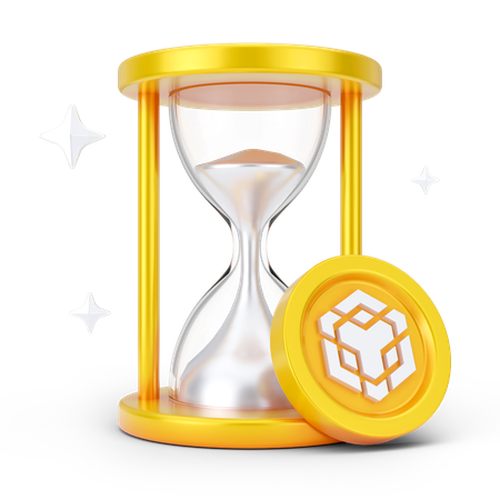 Binance-timer  3D Icon