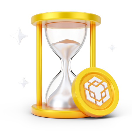 Binance Timer  3D Icon