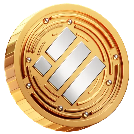 Binance USD 3 D Coin 3 D Crypto Coin 3D Icon