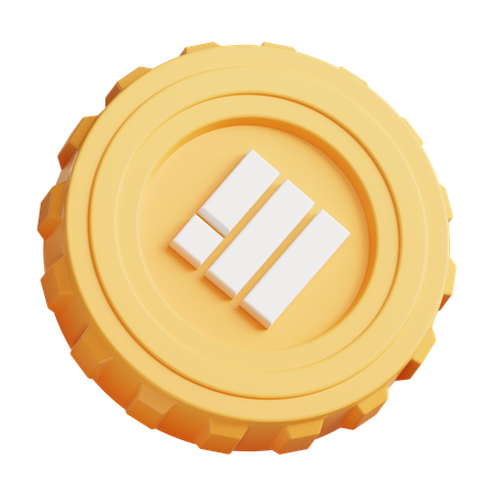 Binance usd  3D Icon