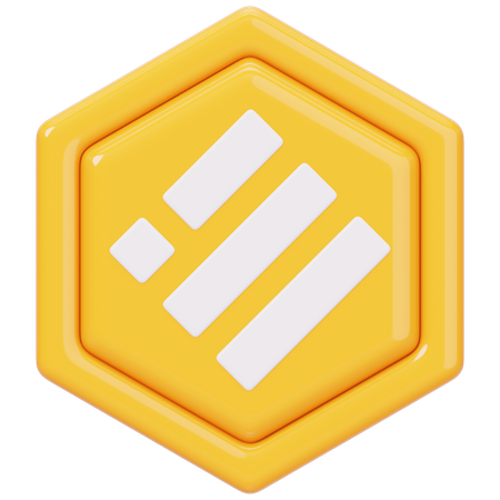 Binance USD (BUSD) Badge  3D Icon